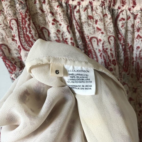 Ulla Johnson Georgette Tropez Midi Paisley Dress - Picture 4 of 16